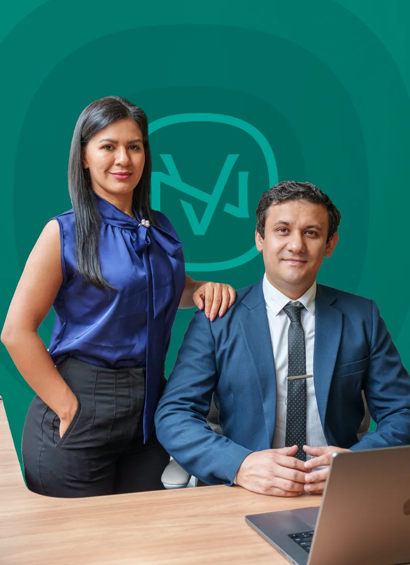 Oficina moderna con profesional contable